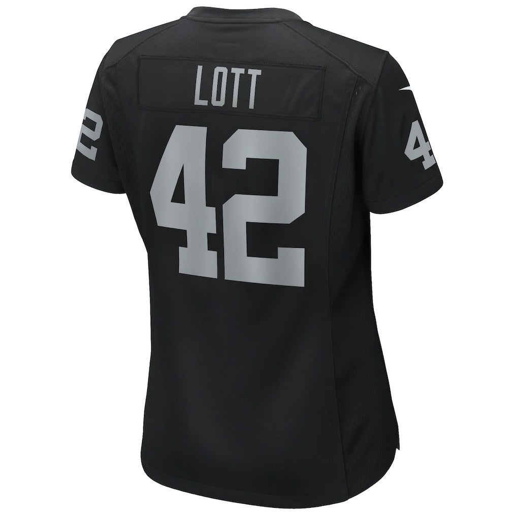 Ronnie Lott Las Vegas Raiders Women's Game Retired Player Jersey - Black Jerseys