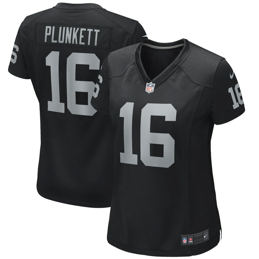 Jim Plunkett Las Vegas Raiders Women's Game Retired Player Jersey - Black Jerseys