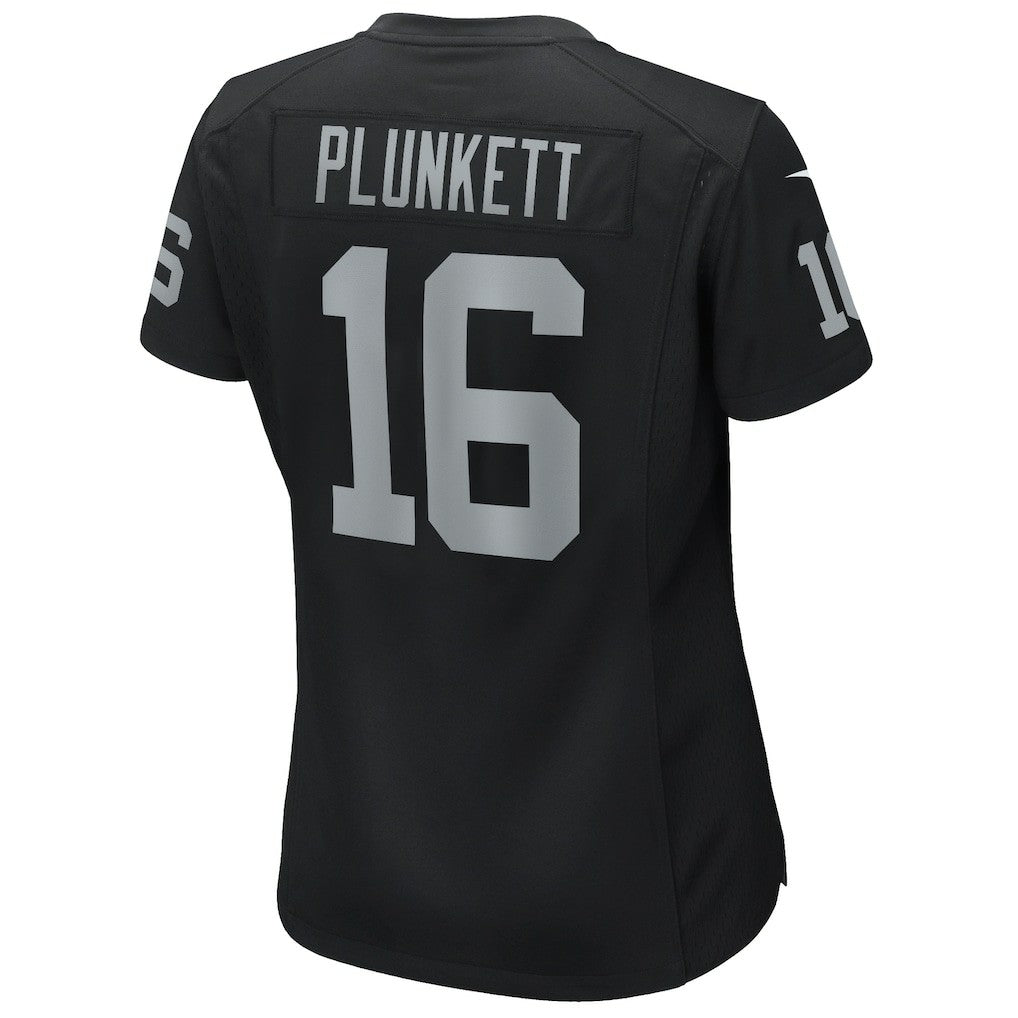 Jim Plunkett Las Vegas Raiders Women's Game Retired Player Jersey - Black Jerseys