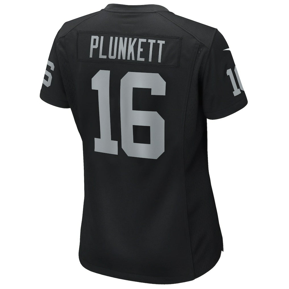 Jim Plunkett Las Vegas Raiders Women's Game Retired Player Jersey - Black Jerseys