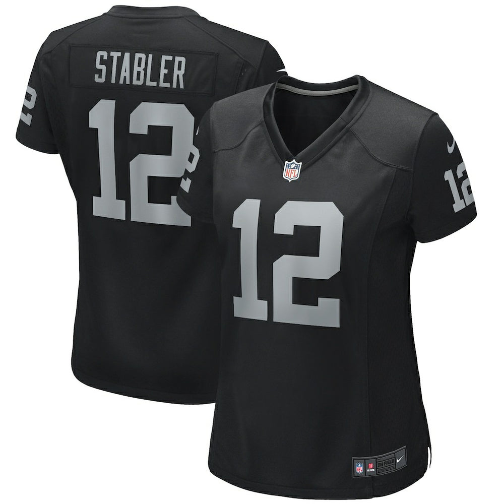 Ken Stabler Las Vegas Raiders Women's Game Retired Player Jersey - Black Jerseys