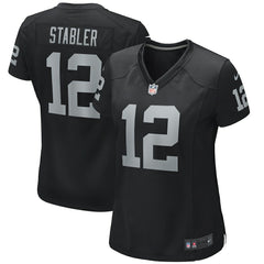 Ken Stabler Las Vegas Raiders Women's Game Retired Player Jersey - Black Jerseys