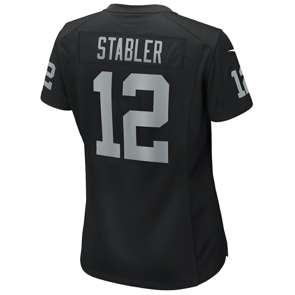Ken Stabler Las Vegas Raiders Women's Game Retired Player Jersey - Black Jerseys