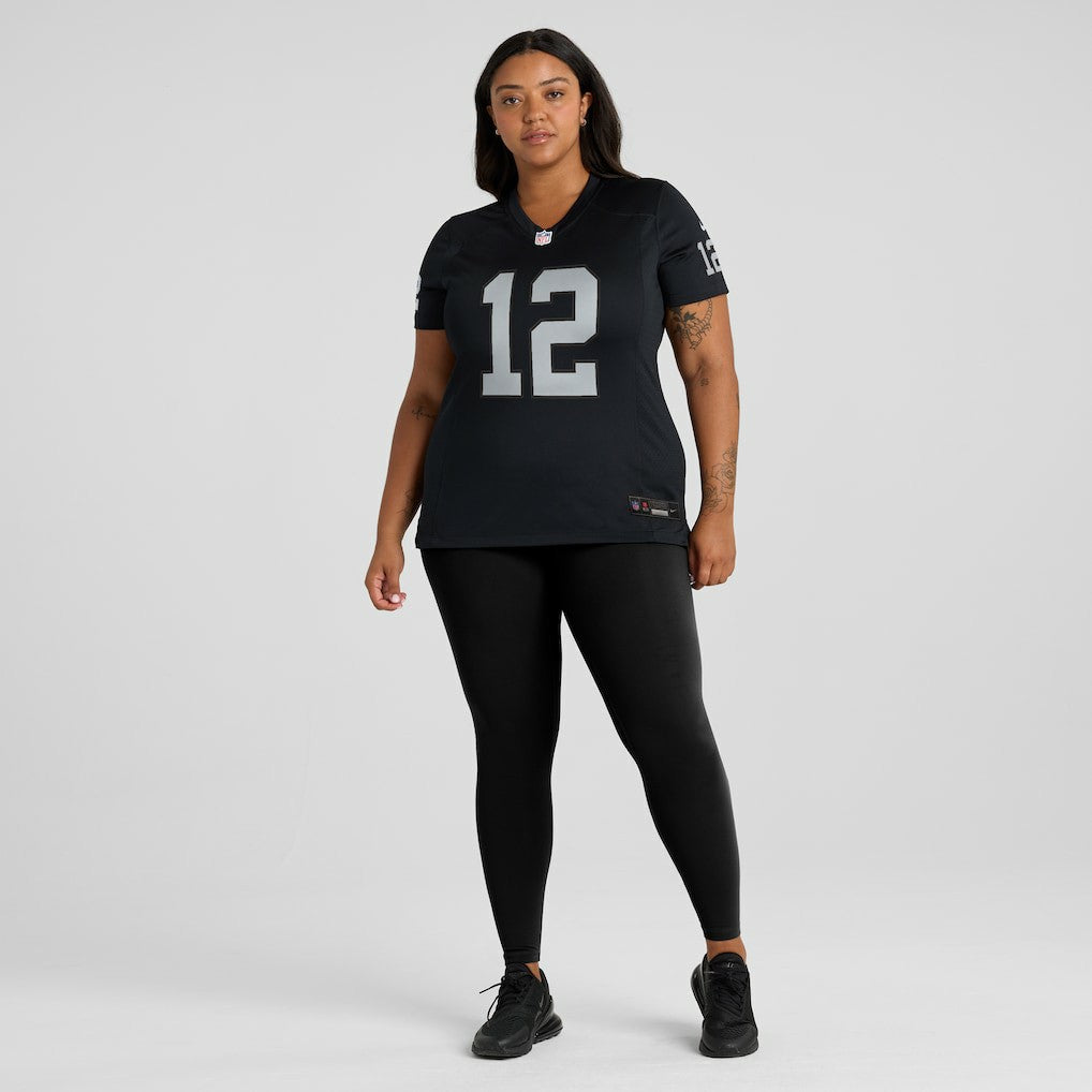 Ken Stabler Las Vegas Raiders Women's Game Retired Player Jersey - Black Jerseys