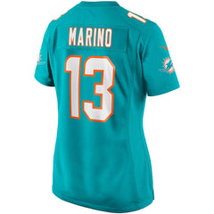 Dan Marino Miami Dolphins Women's Game Retired Player Jersey - Aqua Jerseys