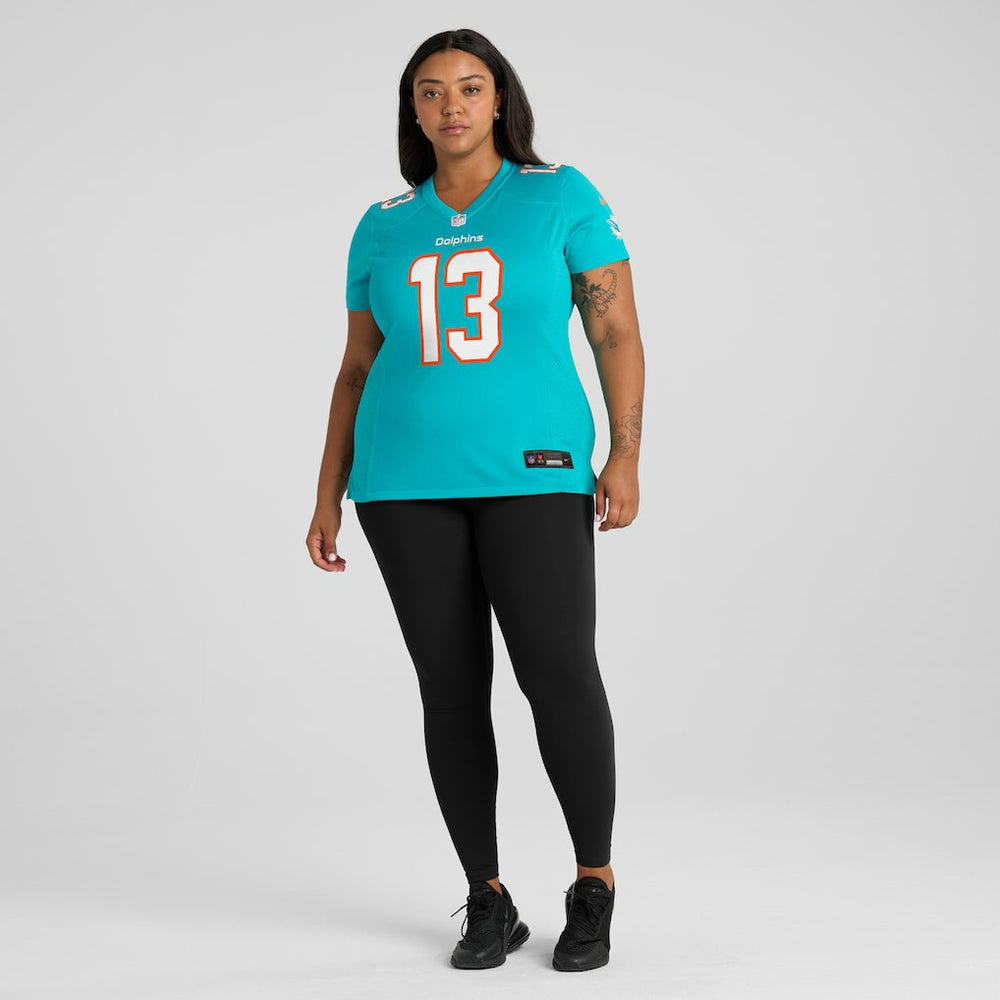Dan Marino Miami Dolphins Women's Game Retired Player Jersey - Aqua Jerseys