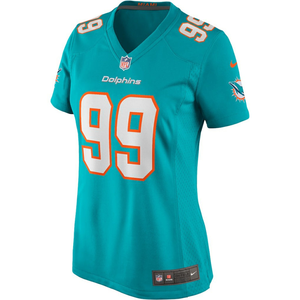 Jason Taylor Miami Dolphins Women's Game Retired Player Jersey - Aqua Jerseys