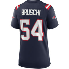 Tedy Bruschi New England Patriots Women's Game Retired Player Jersey - Navy Jerseys