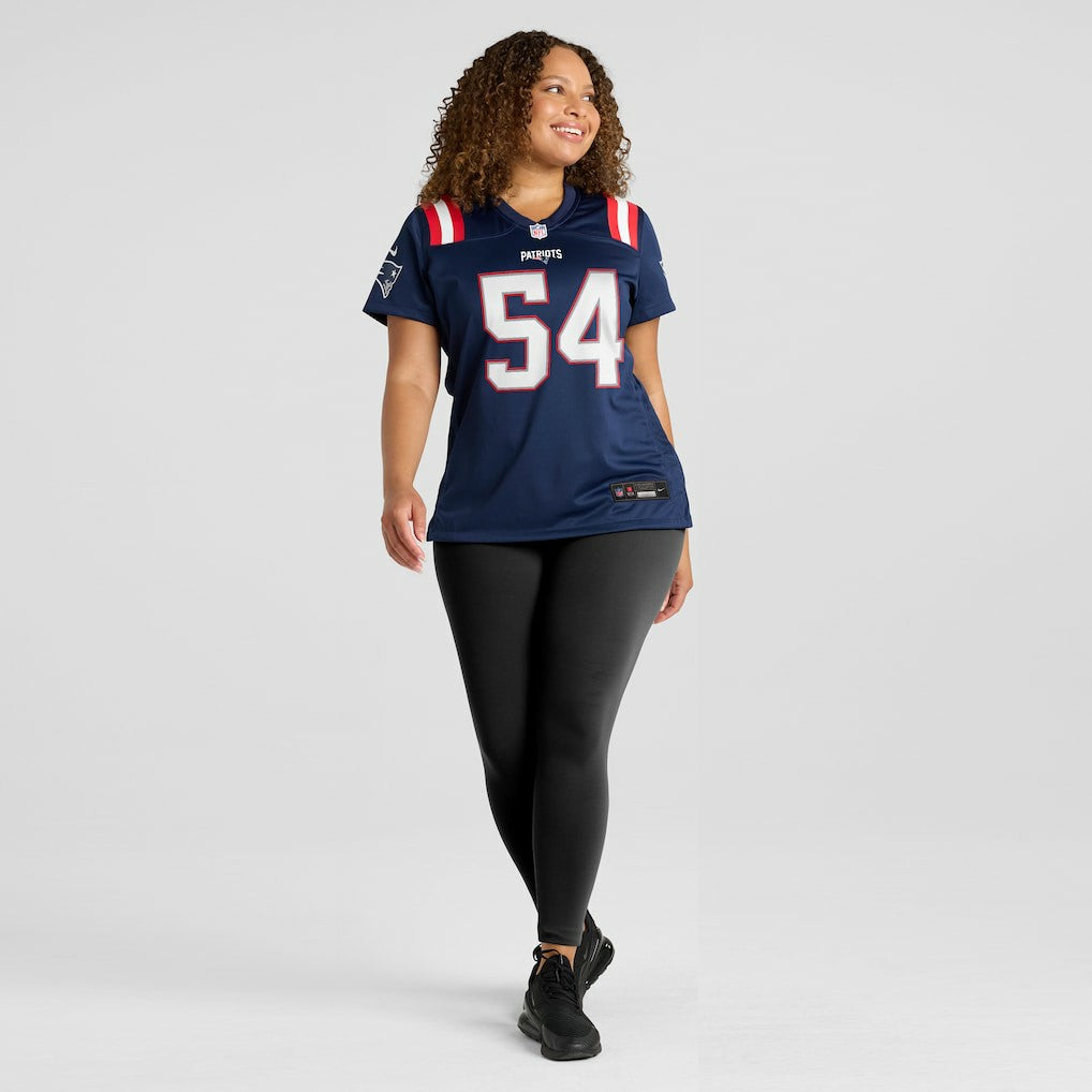 Tedy Bruschi New England Patriots Women's Game Retired Player Jersey - Navy Jerseys