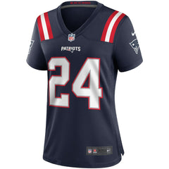 Ty Law New England Patriots Women's Game Retired Player Jersey - Navy Jerseys