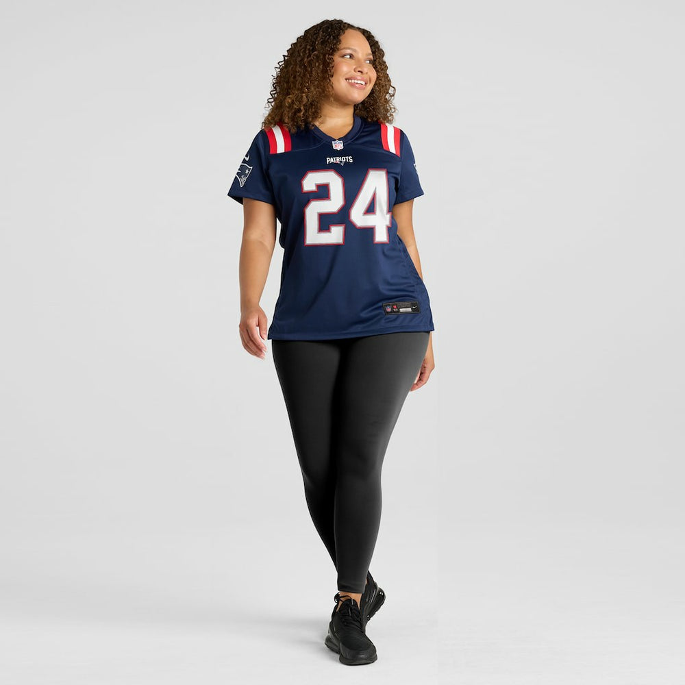 Ty Law New England Patriots Women's Game Retired Player Jersey - Navy Jerseys
