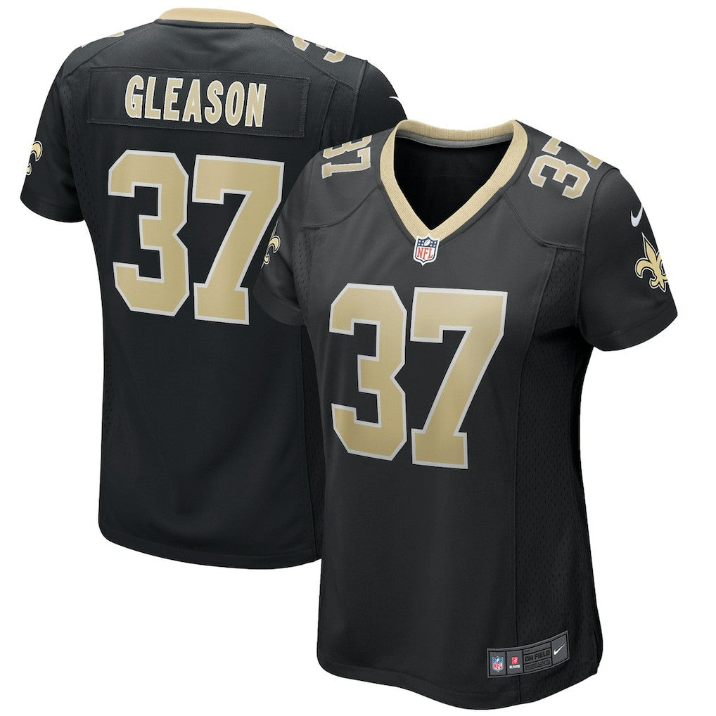 Steve Gleason New Orleans Saints Women's Game Retired Player Jersey - Black Jerseys