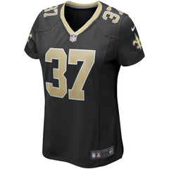 Steve Gleason New Orleans Saints Women's Game Retired Player Jersey - Black Jerseys