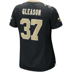 Steve Gleason New Orleans Saints Women's Game Retired Player Jersey - Black Jerseys