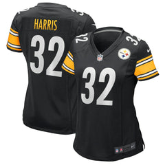 Franco Harris Pittsburgh Steelers Women's Game Retired Player Jersey - Black Jerseys