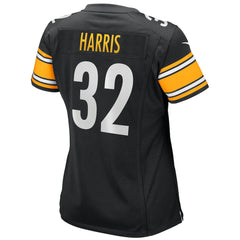 Franco Harris Pittsburgh Steelers Women's Game Retired Player Jersey - Black Jerseys