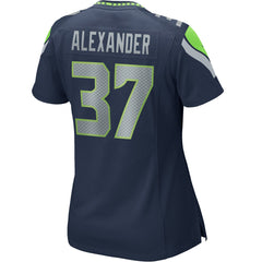 Shaun Alexander Seattle Seahawks Women's Game Retired Player Jersey - College Navy Jerseys