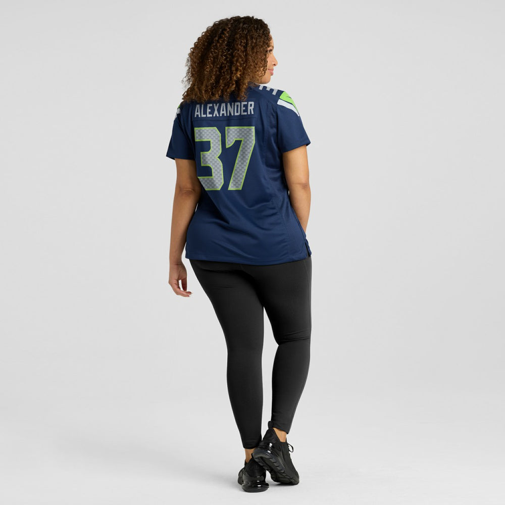 Shaun Alexander Seattle Seahawks Women's Game Retired Player Jersey - College Navy Jerseys