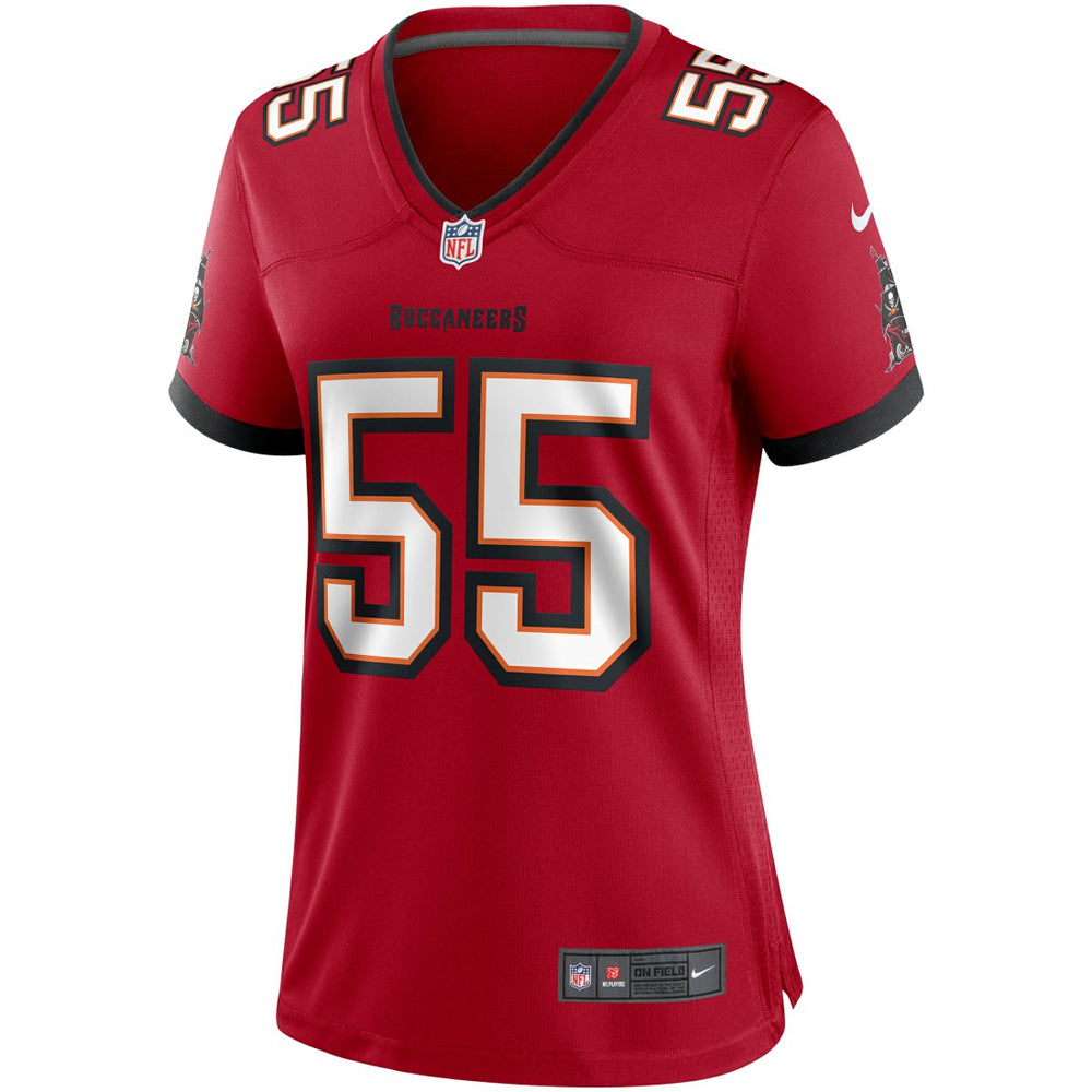 Derrick Brooks Tampa Bay Buccaneers Women's Game Retired Player Jersey - Red Jerseys