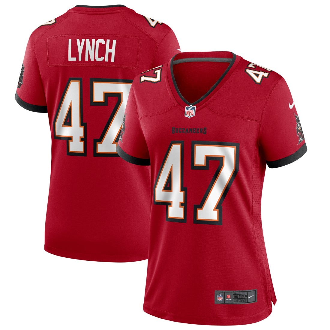 John Lynch Tampa Bay Buccaneers Women's Game Retired Player Jersey - Red Jerseys