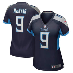 Steve McNair Tennessee Titans Women's Game Retired Player Jersey - Navy Jerseys