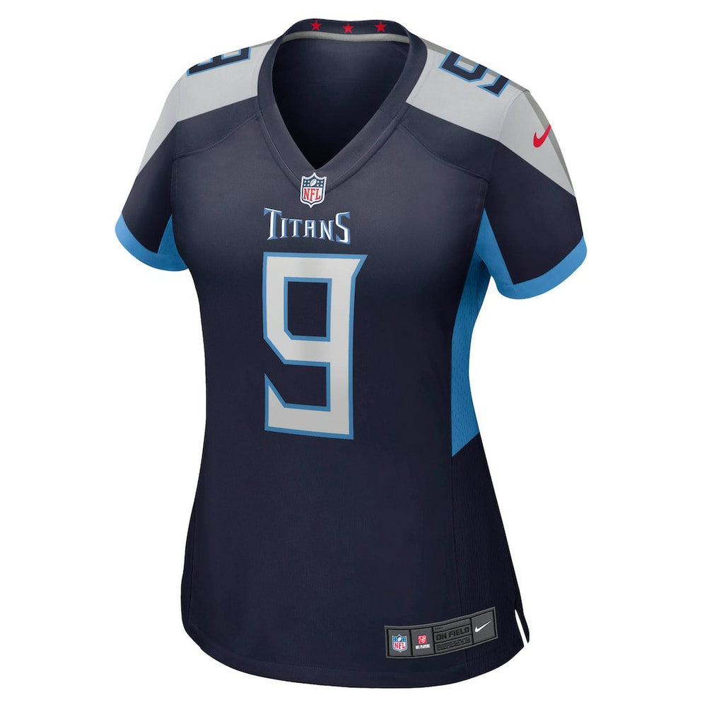 Steve McNair Tennessee Titans Women's Game Retired Player Jersey - Navy Jerseys
