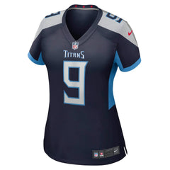 Steve McNair Tennessee Titans Women's Game Retired Player Jersey - Navy Jerseys