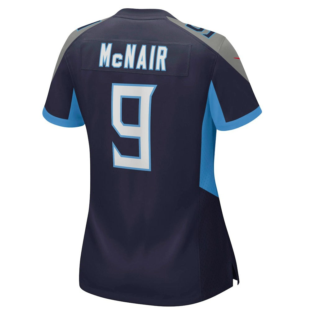 Steve McNair Tennessee Titans Women's Game Retired Player Jersey - Navy Jerseys