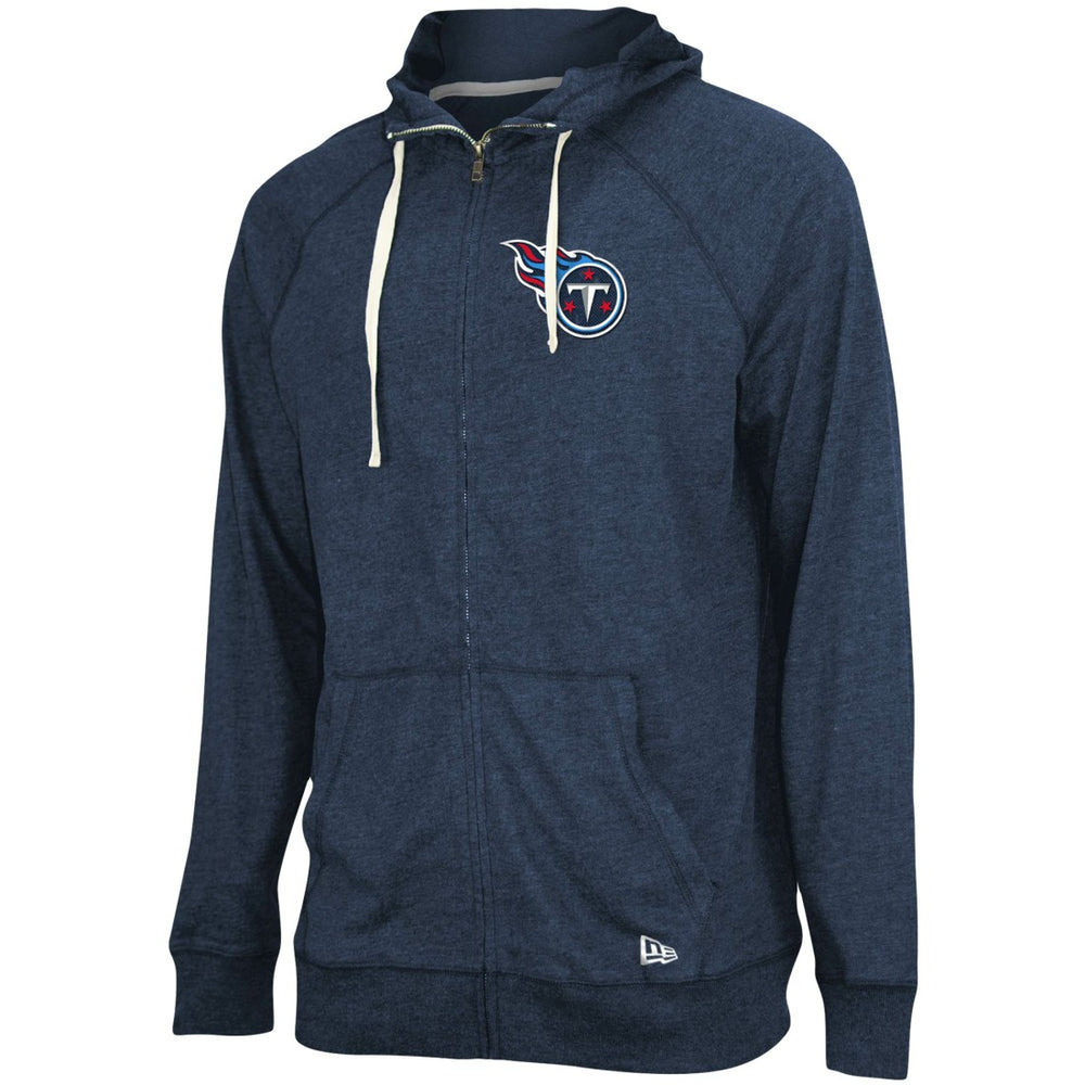 Tennessee Titans New Era In Season Hoodie Full-Zip Jacket - Heathered Navy Hoodies