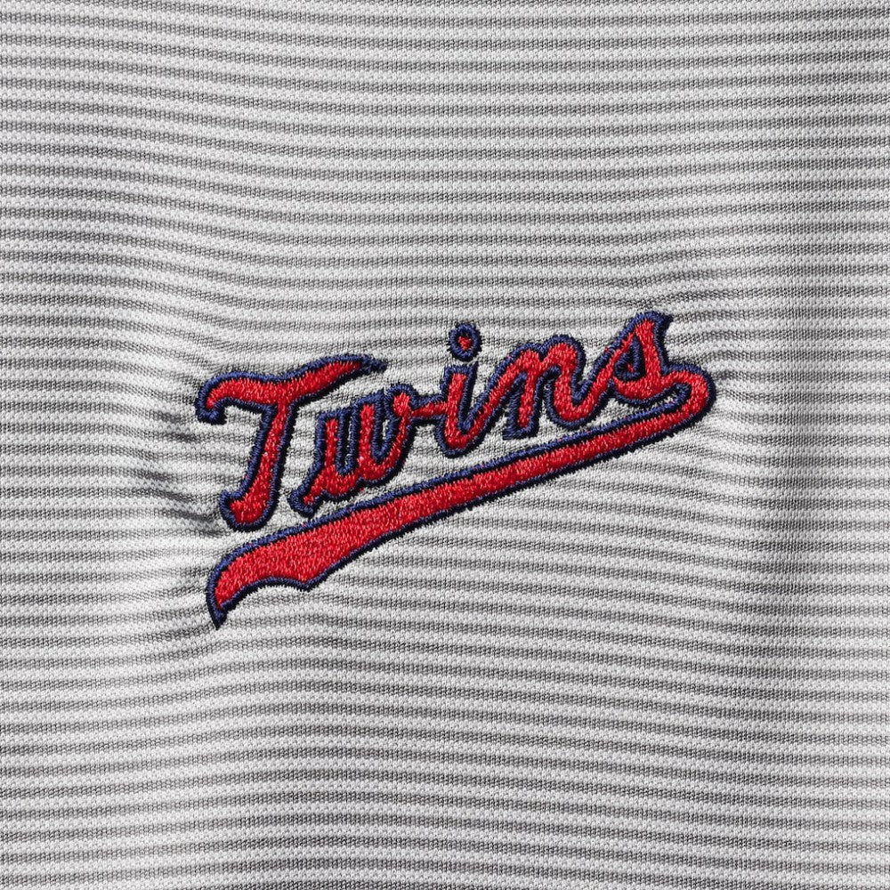 Minnesota Twins Levelwear Orion Historic Logo Raglan Quarter-Zip Jacket - Gray Jackets