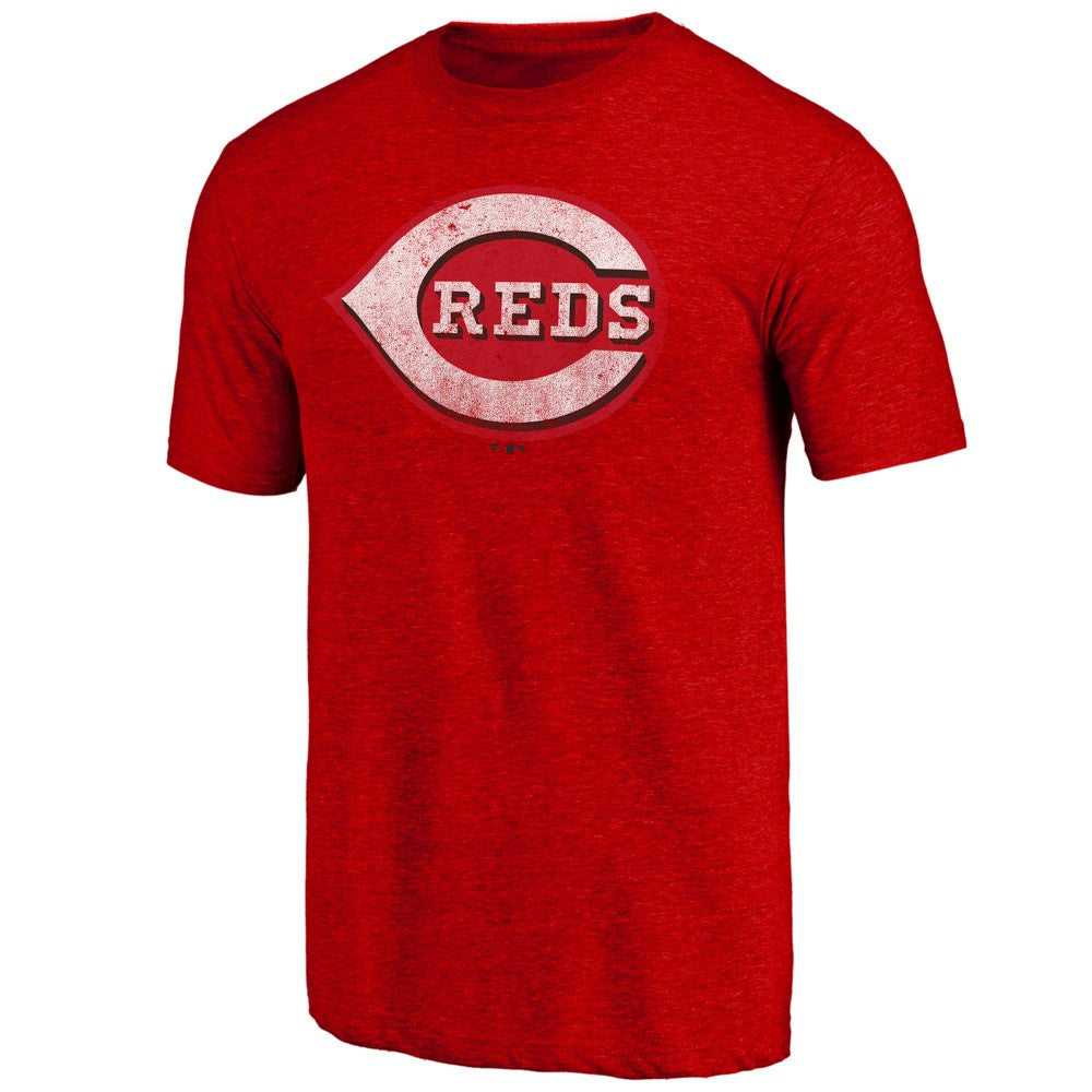 Cincinnati Reds Father's Day Greatest Dad Tri-Blend T-Shirt - Red T-shirts