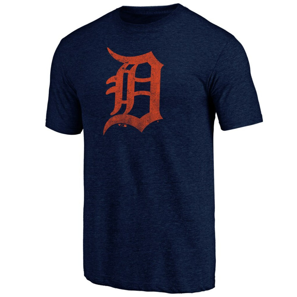 Detroit Tigers Father's Day Greatest Dad Tri-Blend T-Shirt - Navy T-shirts