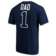 Tampa Bay Rays Father's Day #1 Dad T-Shirt - Navy T-shirts