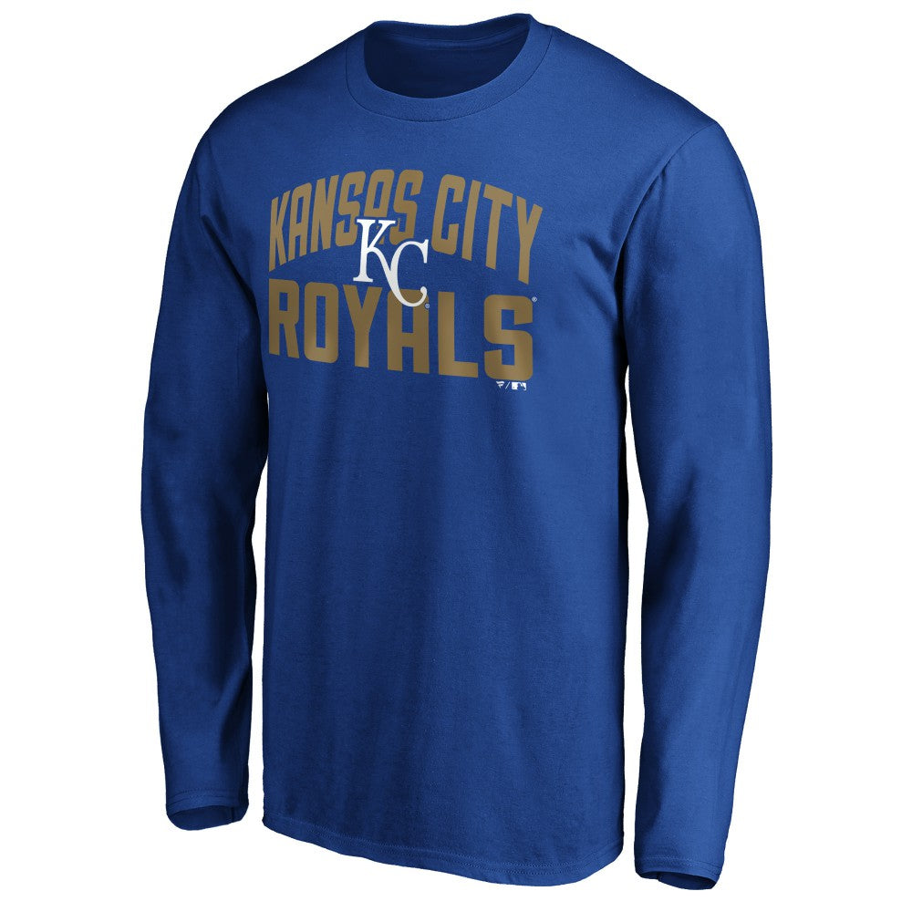 Kansas City Royals Father's Day #1 Dad Long Sleeve T-Shirt - Royal T-shirts