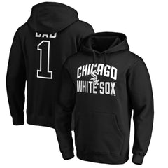 Chicago White Sox Father's Day #1 Dad Pullover Hoodie - Black Hoodies