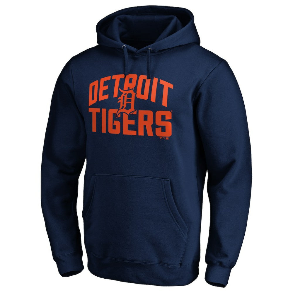Detroit Tigers Father's Day #1 Dad Pullover Hoodie - Navy Hoodies