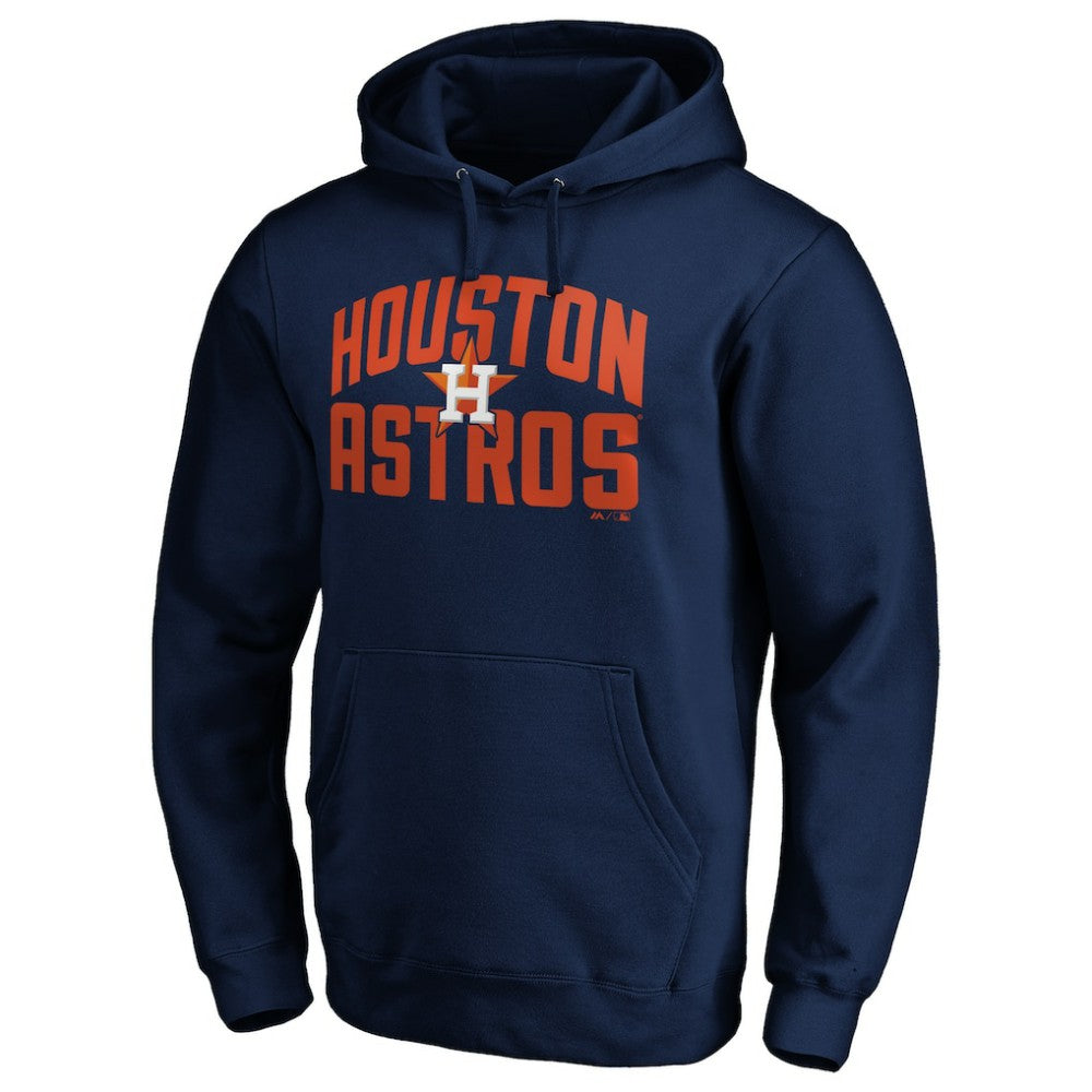 Houston Astros Father's Day #1 Dad Pullover Hoodie - Navy Hoodies