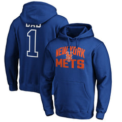 New York Mets Father's Day #1 Dad Pullover Hoodie - Royal Hoodies