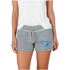 Detroit Lions Concepts Sport Women's Mainstream Terry Shorts - Gray Shorts