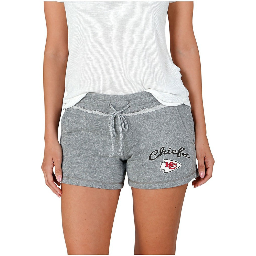 Kansas City Chiefs Concepts Sport Women's Mainstream Terry Shorts - Gray Shorts