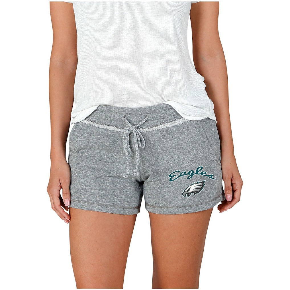 Philadelphia Eagles Concepts Sport Women's Mainstream Terry Shorts - Gray Shorts