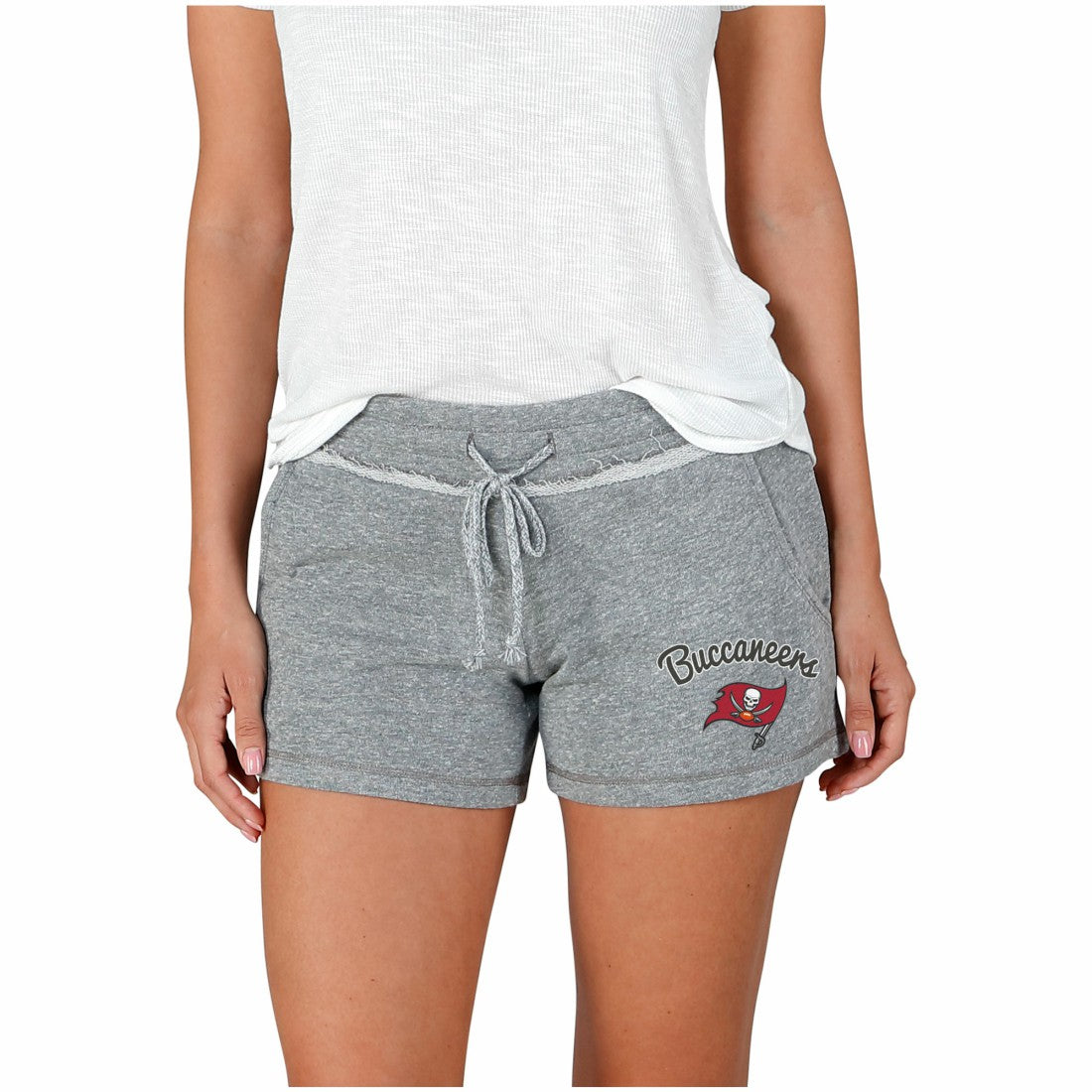 Tampa Bay Buccaneers Concepts Sport Women's Mainstream Terry Shorts - Gray Shorts