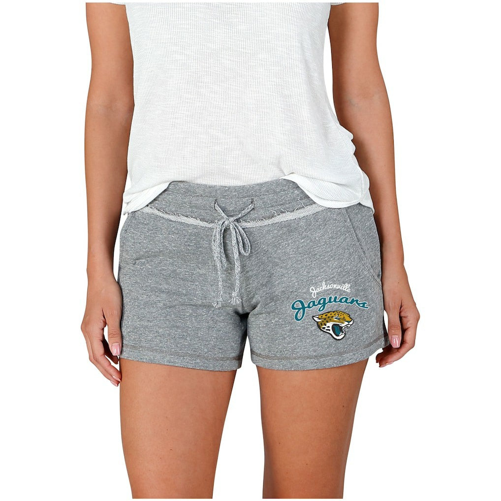 Jacksonville Jaguars Concepts Sport Women's Mainstream Terry Shorts - Gray Shorts