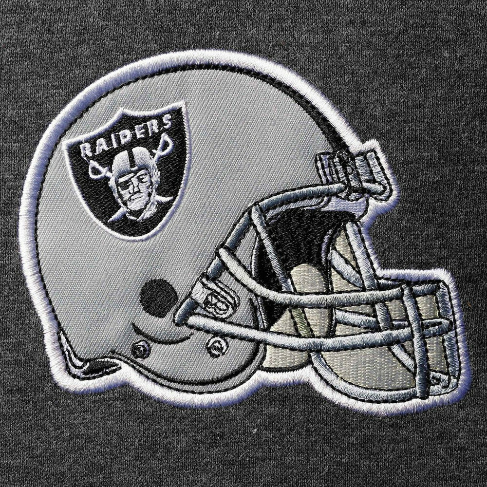 Las Vegas Raiders Starter Extreme Fireballer Pullover Hoodie - Heathered Gray/Silver Hoodies
