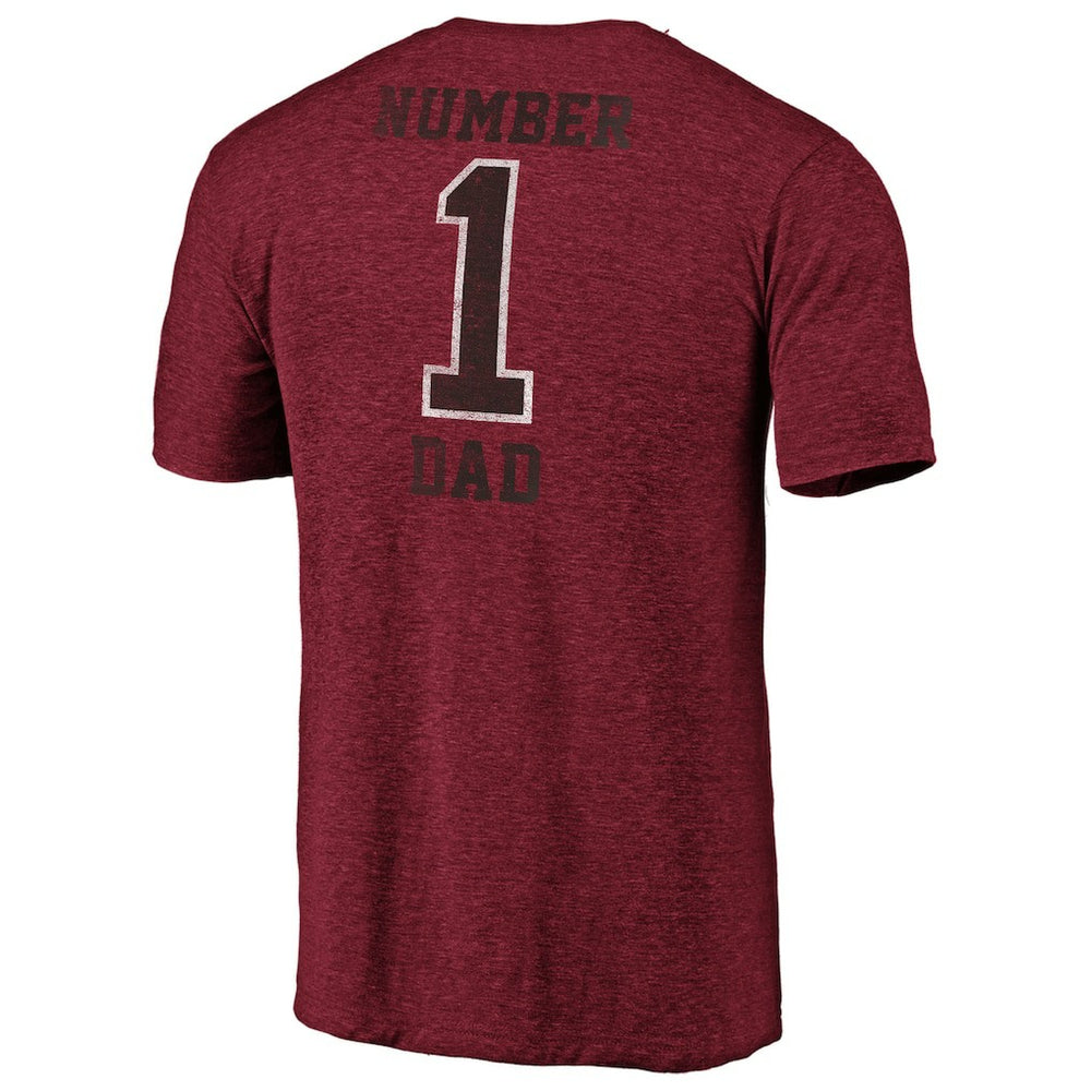 Arizona Cardinals #1 Dad Team Logo T-Shirt - Cardinal T-shirts