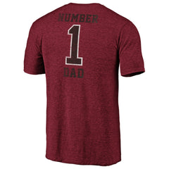 Arizona Cardinals #1 Dad Team Logo T-Shirt - Cardinal T-shirts