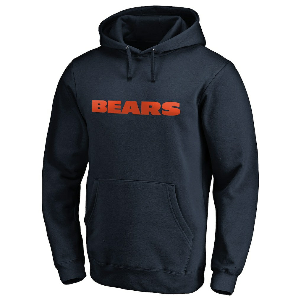 Chicago Bears #1 Dad Pullover Hoodie - Navy Hoodies