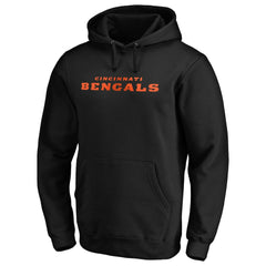 Cincinnati Bengals #1 Dad Pullover Hoodie - Black Hoodies