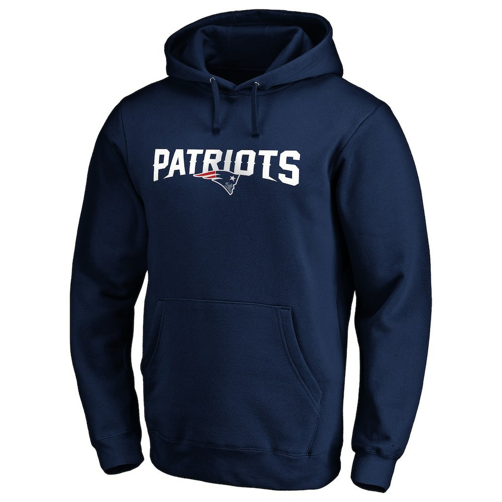 New England Patriots #1 Dad Pullover Hoodie - Navy Hoodies