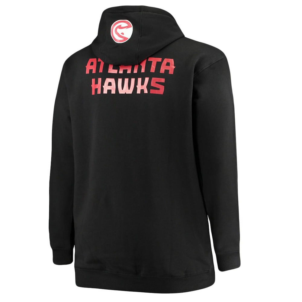 Trae Young Atlanta Hawks Big & Tall Player Name & Number Full-Zip Hoodie Jacket Black - Fanatics